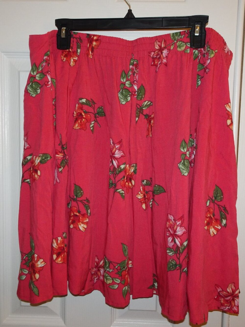 Forever 21 Floral Pink Flowy Skirt - Picture 2 of 7